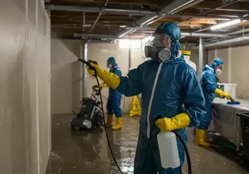 Basement Sanitization and Antimicrobial Treatment process in Broomfield County, CO