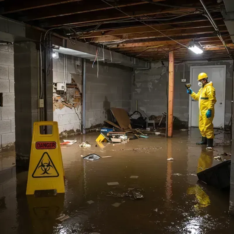 Flooded Basement Electrical Hazard in Broomfield County, CO Property