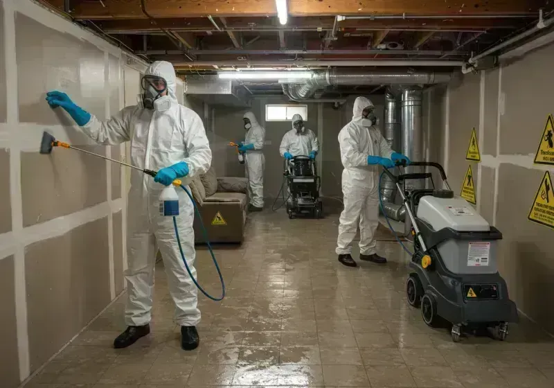 Basement Moisture Removal and Structural Drying process in Broomfield County, CO